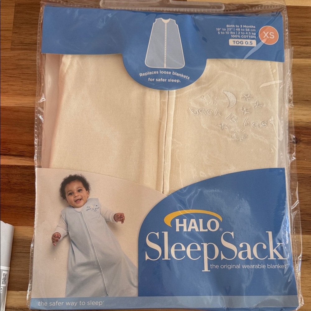 New Halo SleepSack Wearable Blanket Cream White - Picture 1 of 2